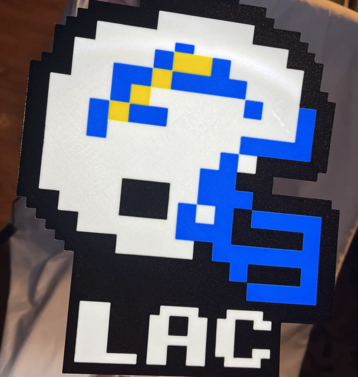 Los Angeles Chargers Tecmo Super Bowl Light Box, photo 4 of 4 - Los Angeles Chargers Tecmo Super Bowl Light Box Art