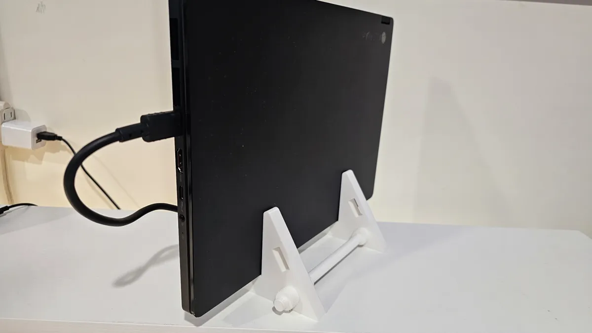 Vertical Laptop or Tablet Stand (up to 3/4" thick), photo 3 of 4 - Vertical Laptop or Tablet Stand (up to 3/4" thick) Household