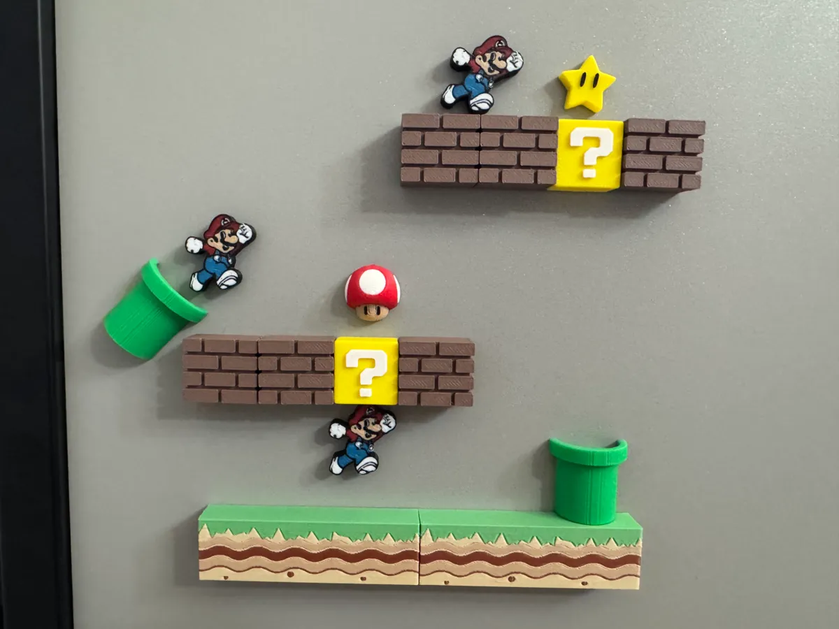 Super Mario Magnet Grass