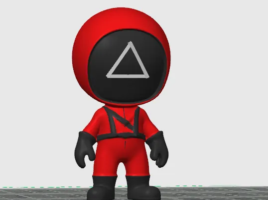 Figurine guard triangle 1, 2 or 3 colors - Monster Figures, in stock in India