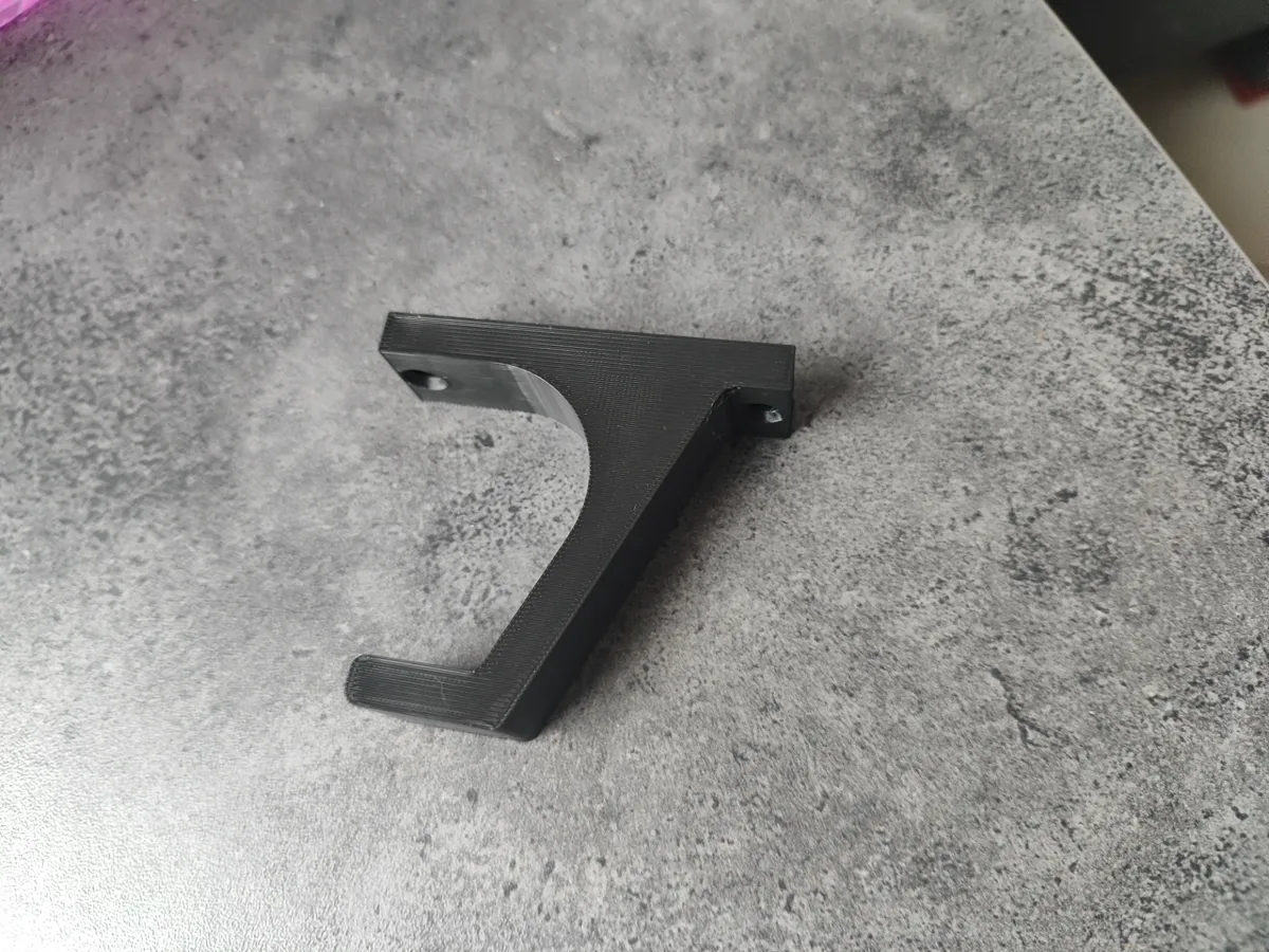 Bike helmet wall hook