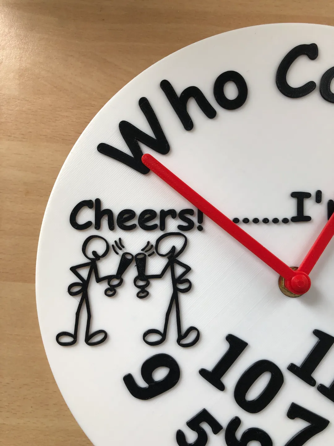 Who Cares! ...... I'm Retired! Clock, photo 3 of 4 - Who Cares! ...... I'm Retired! Clock Home Decor Items