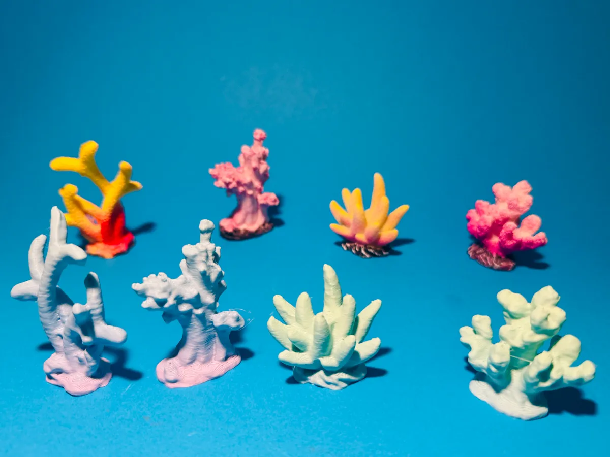 Aquarium Decor - scanned Corals Collection #01
