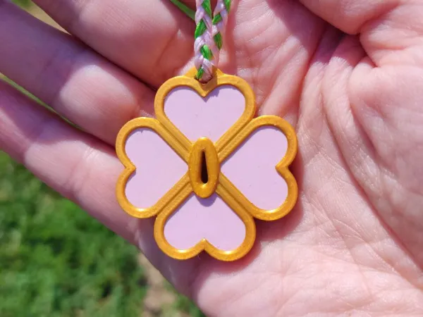 Charm / Keychain - Sword guard - Mitsuri Kanroji