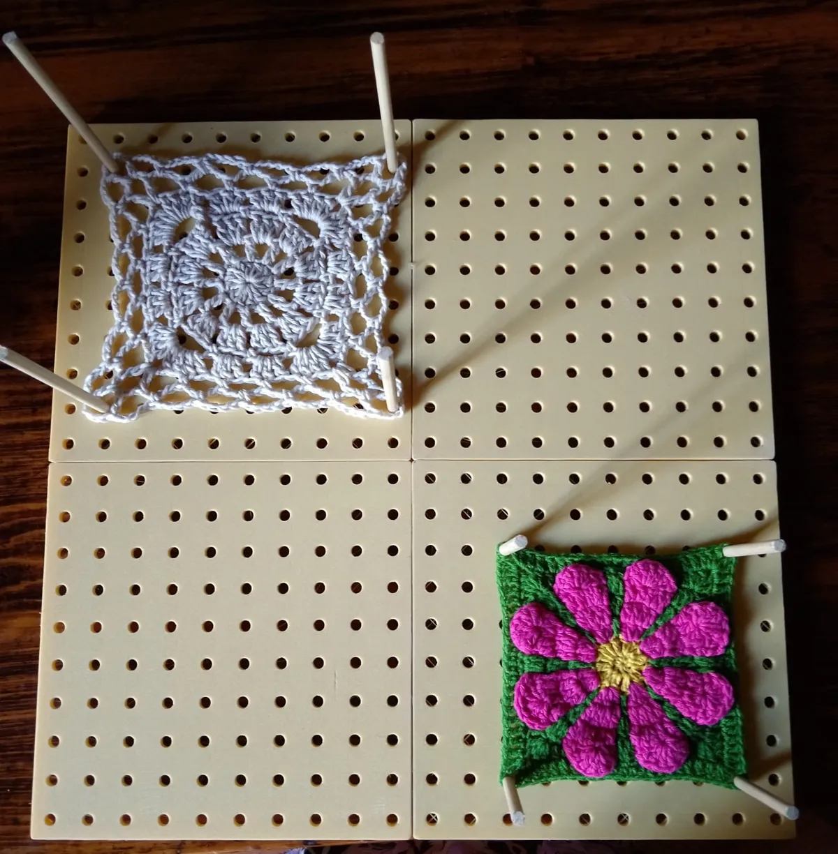 Crochet Blocking Board, Granny Squares, photo 3 of 4 - Crochet Blocking Board, Granny Squares Art & Craft Supplies
