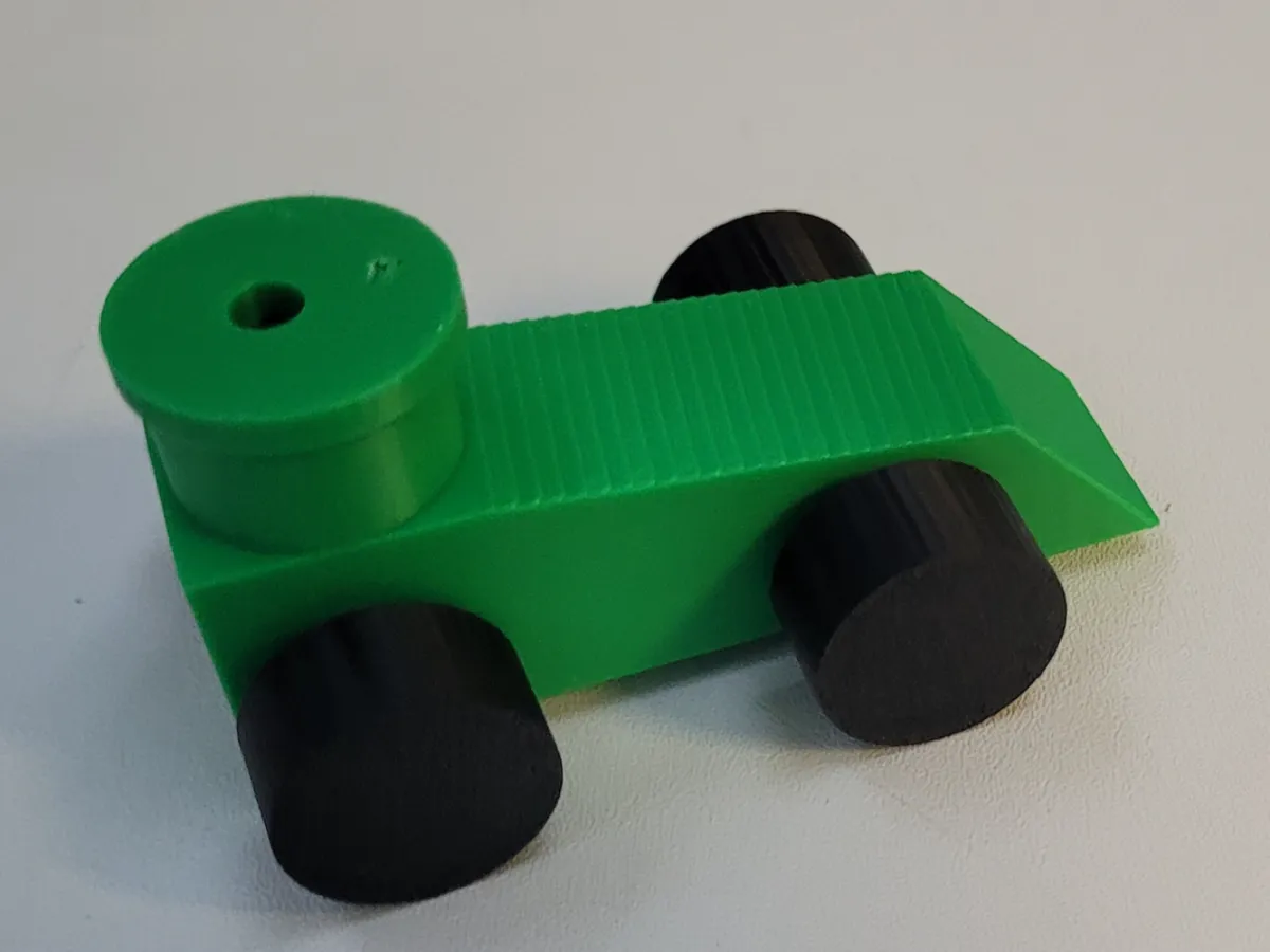 Glue free balloon car