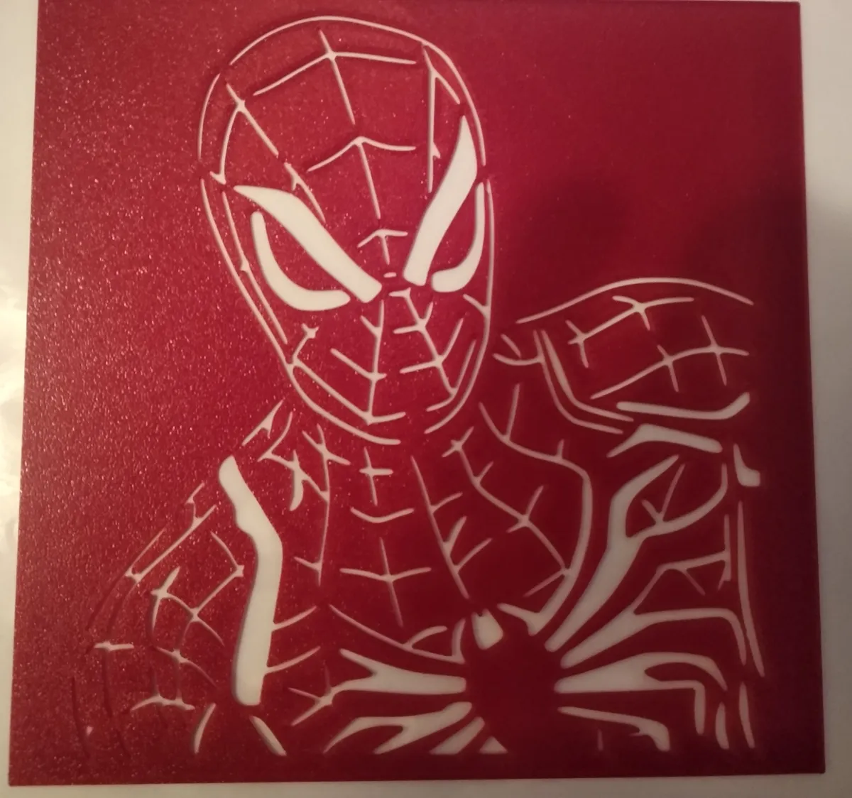 stencil spiderman, photo 3 of 4 - stencil spiderman Art & Craft Supplies