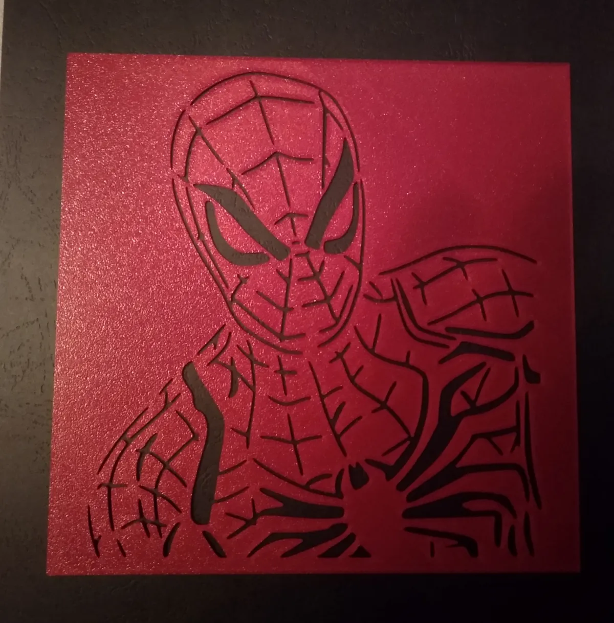 stencil spiderman, photo 4 of 4 - stencil spiderman Art & Craft Supplies