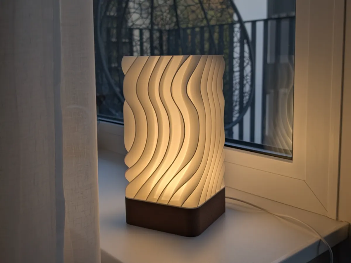 Wavy Lamp -E27 & LED Lamp Kit