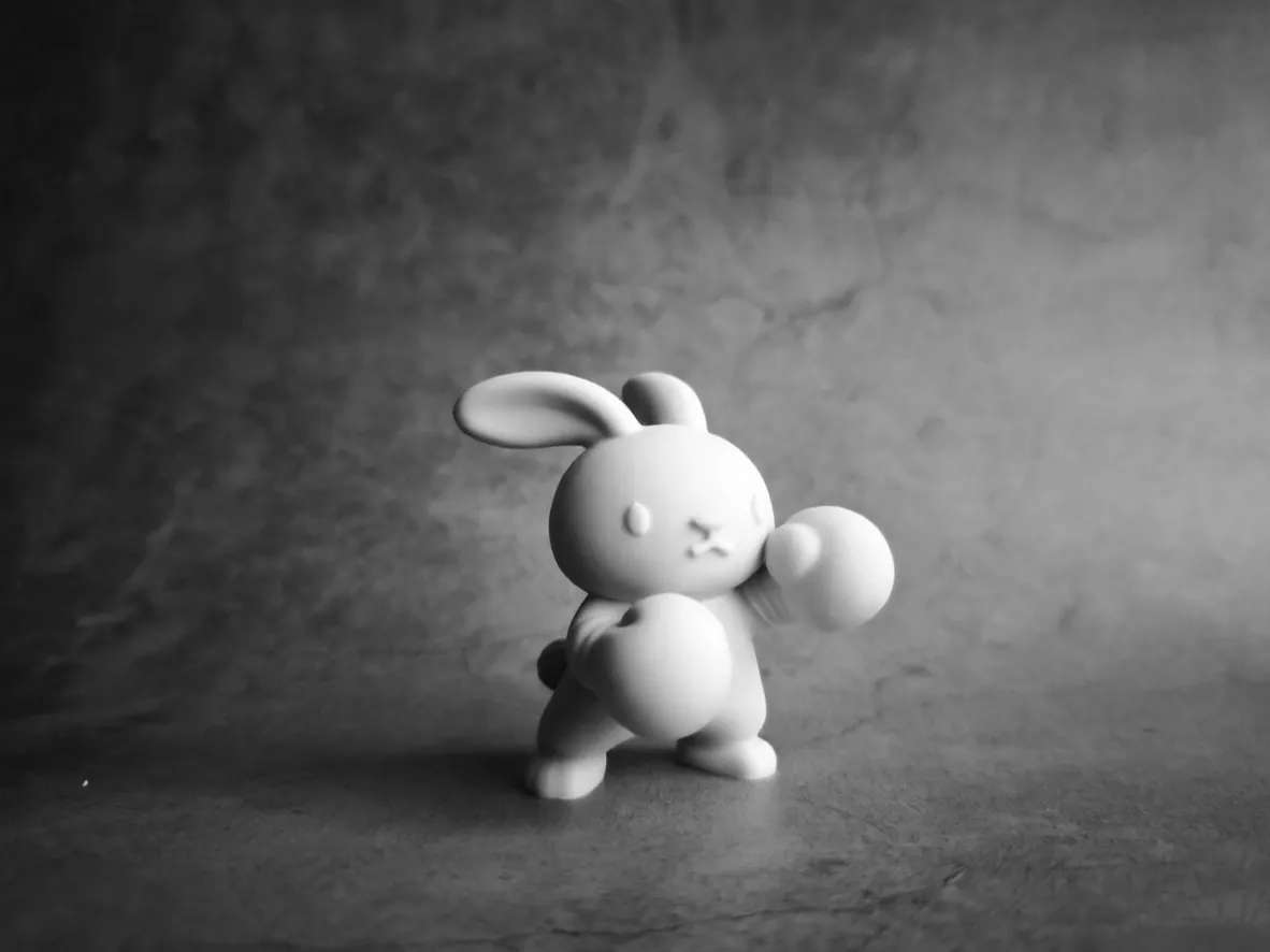 Boxing Bunny 2 - Desk Decoration Toy Ornament
