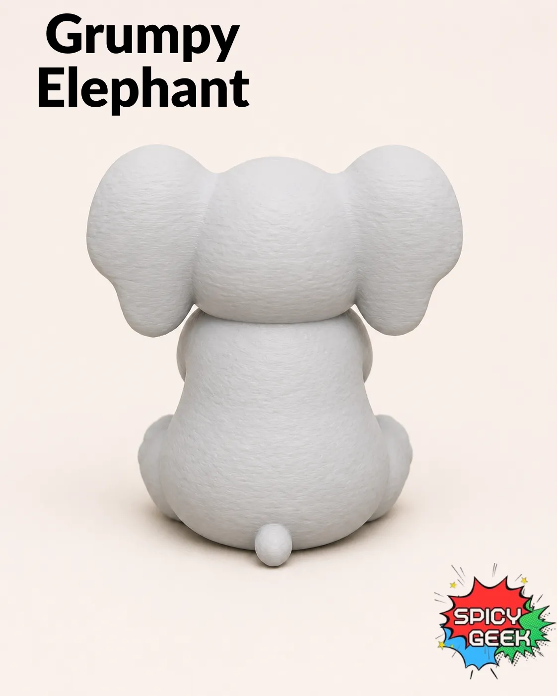 Grumpy Elephant, photo 4 of 4 - Grumpy Elephant Figurines & Collectibles