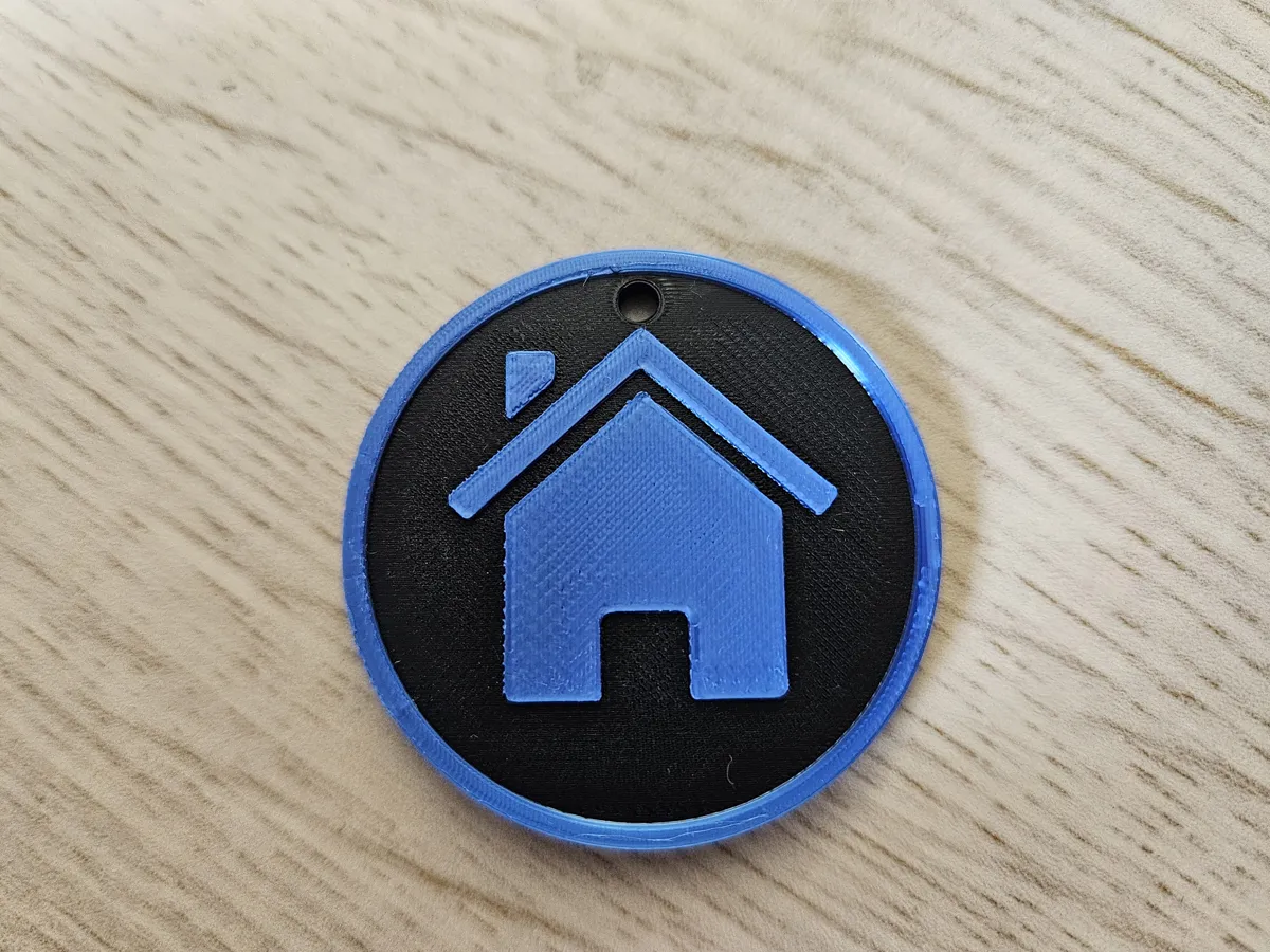 NFC Keychain, Lost Keys Contact Tag (PLA), photo 3 of 4 - NFC Keychain, Lost Keys Contact Tag (PLA) Tools