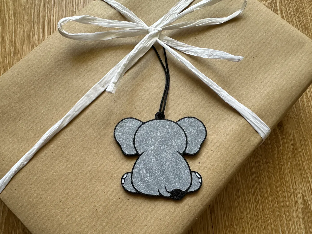 Cute Elephant Ornament - 2D Art, in stock in India