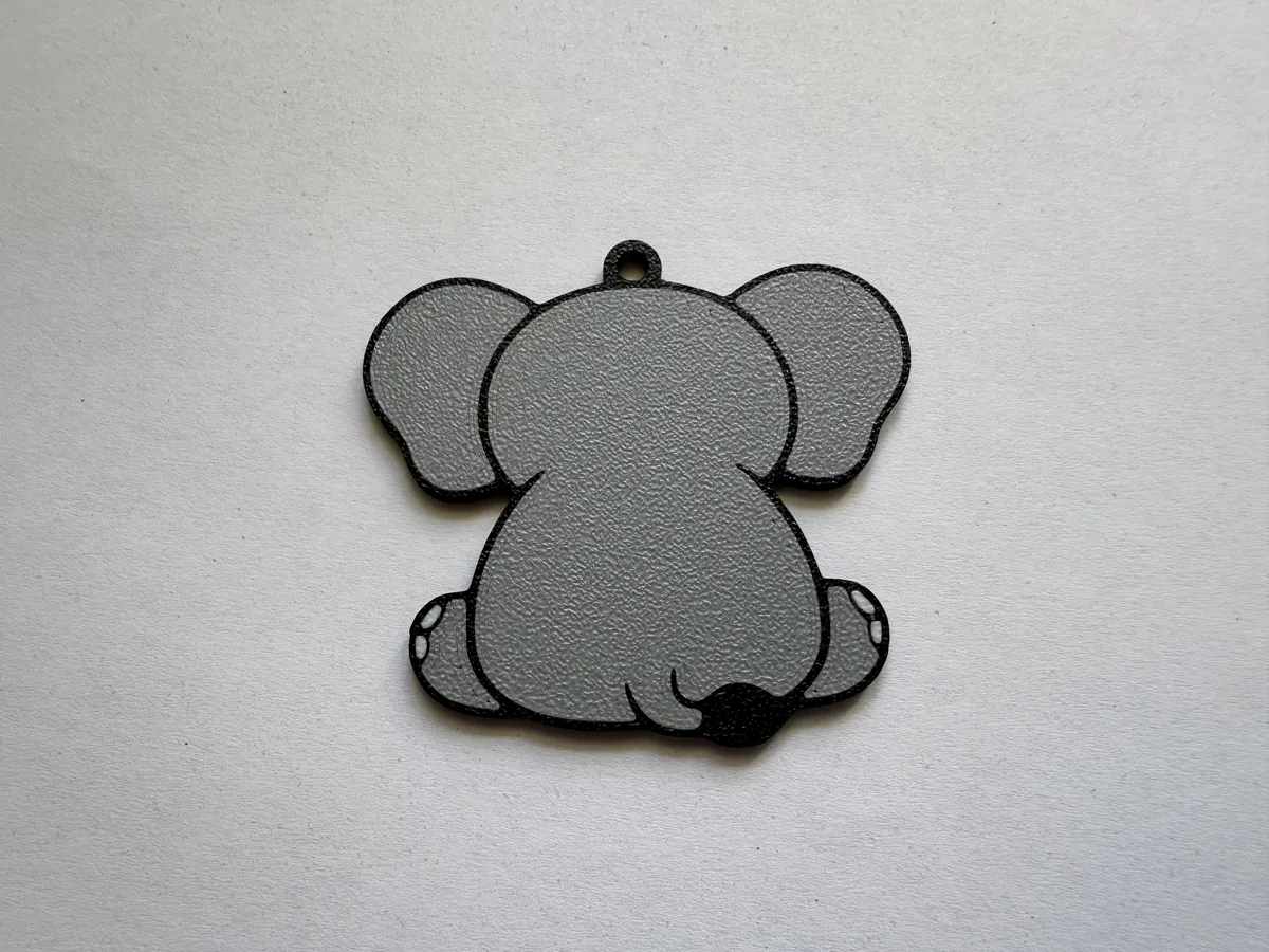 Cute Elephant Ornament, photo 2 of 2 - Cute Elephant Ornament Art