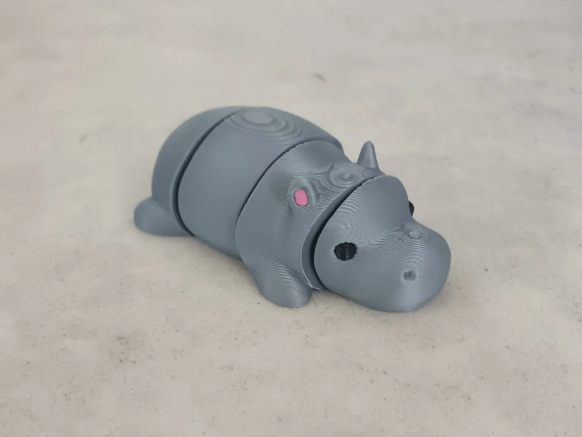 Flexi Folk #18 - Hadi The Hippo, photo 3 of 4 - Flexi Folk #18 - Hadi The Hippo Toys & Games