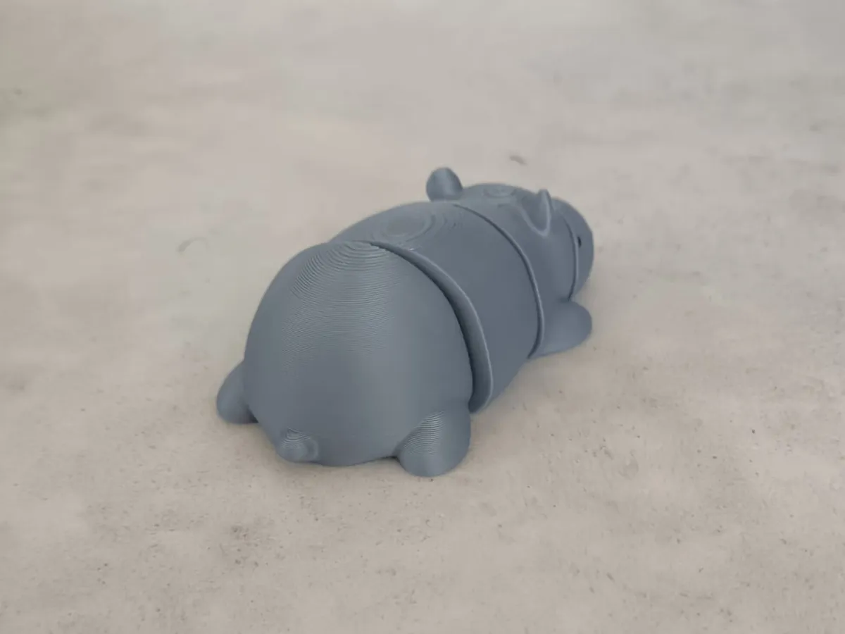 Flexi Folk #18 - Hadi The Hippo, photo 4 of 4 - Flexi Folk #18 - Hadi The Hippo Toys & Games