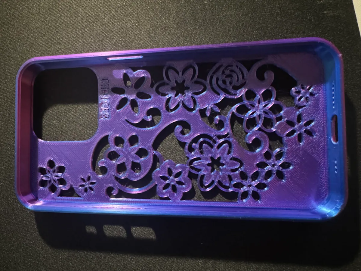 iPhone 15 Pro Floral Case, photo 2 of 3 - iPhone 15 Pro Floral Case Mobile & Device Accessories