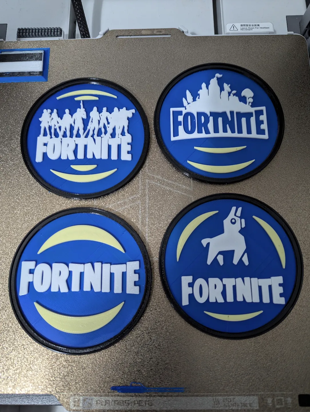 Stackable Fortnite Coasters, photo 2 of 2 - Stackable Fortnite Coasters Home Decor Items