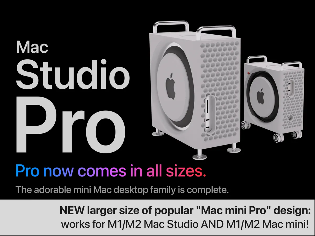 Mac Pro Case for the M1/M2 Mac Studio and Mac mini