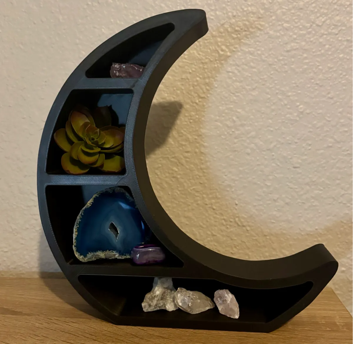 Crescent Moon Desk Shelf