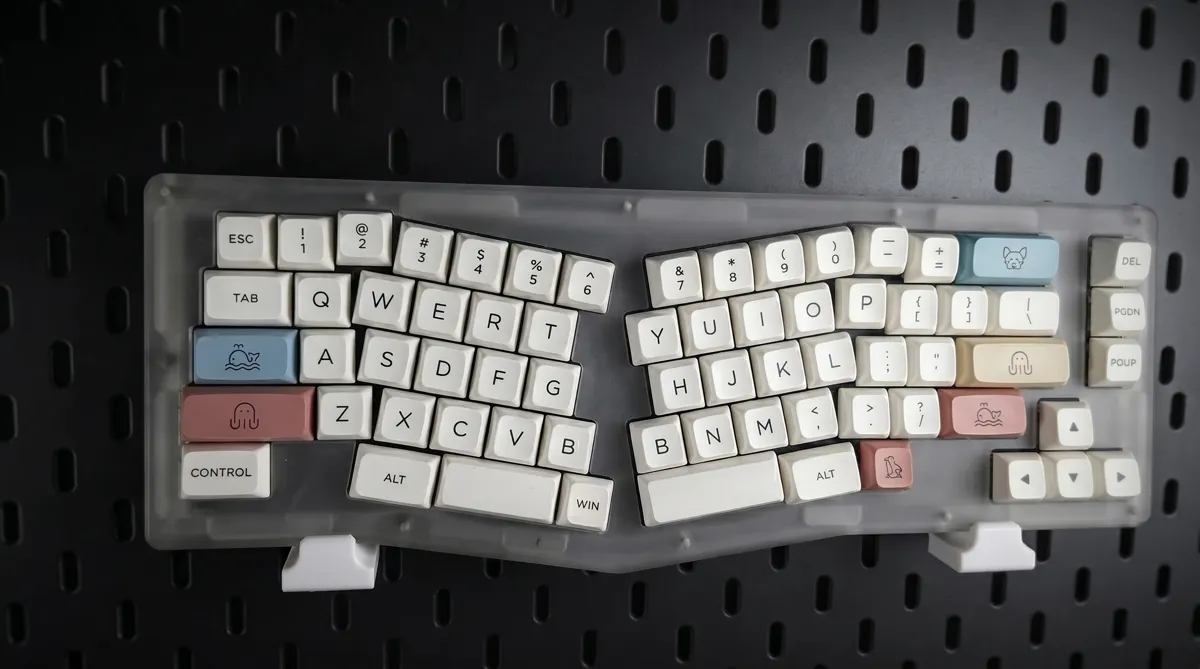 Keyboard holder for Skadis pegboard, photo 3 of 4 - Keyboard holder for Skadis pegboard Tools