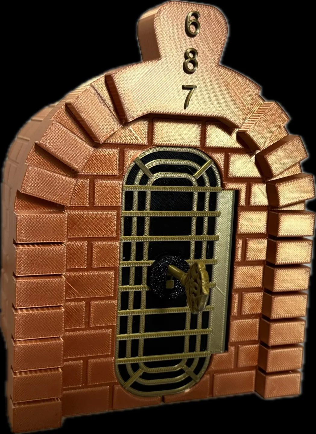 Gringotts-Inspired Vault Coin Bank, photo 2 of 4 - Gringotts-Inspired Vault Coin Bank Art