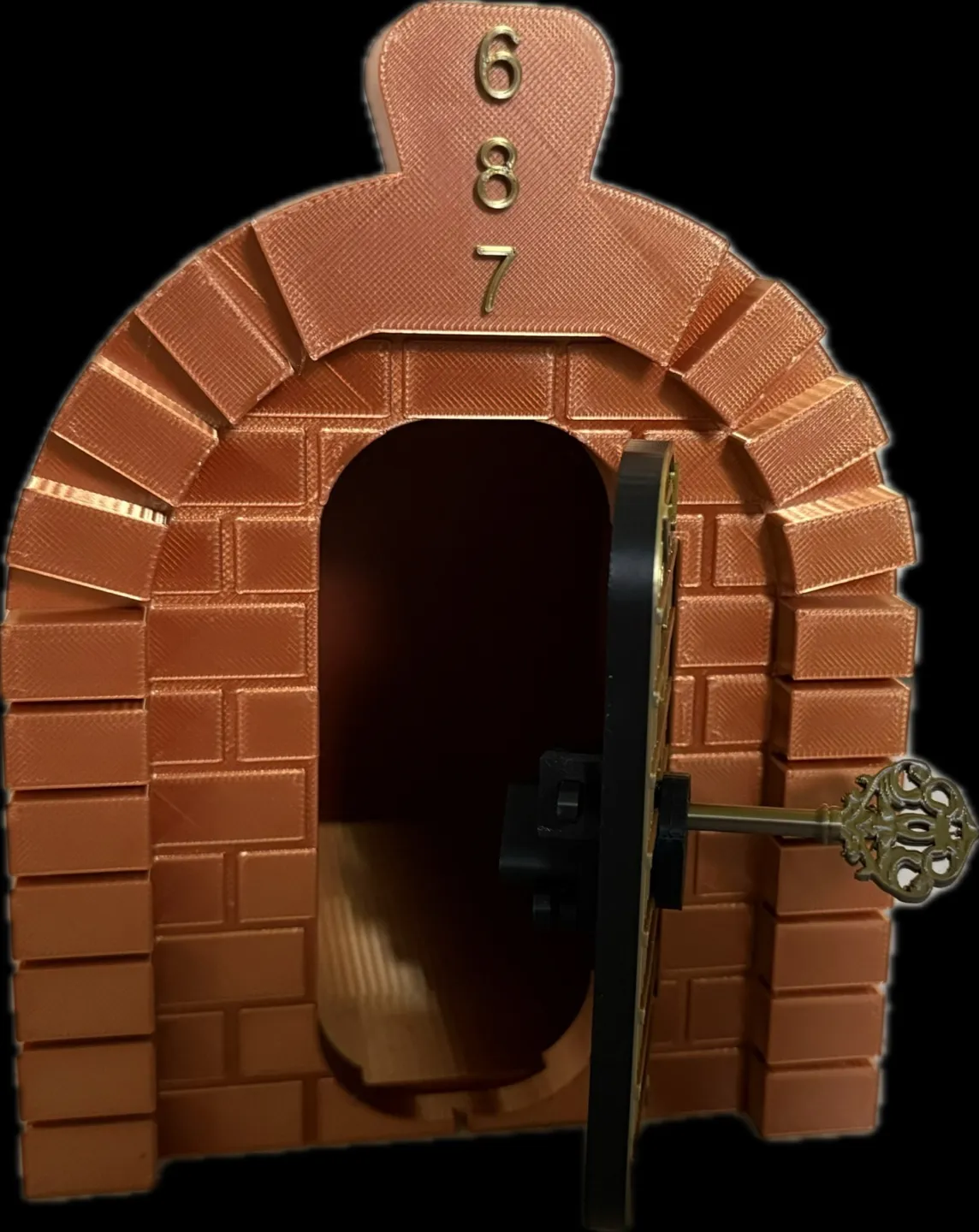 Gringotts-Inspired Vault Coin Bank, photo 4 of 4 - Gringotts-Inspired Vault Coin Bank Art
