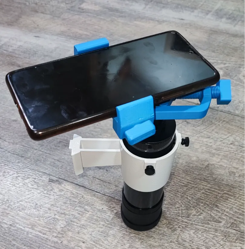 Adjustable Phone Mount for Telescope and Microscope