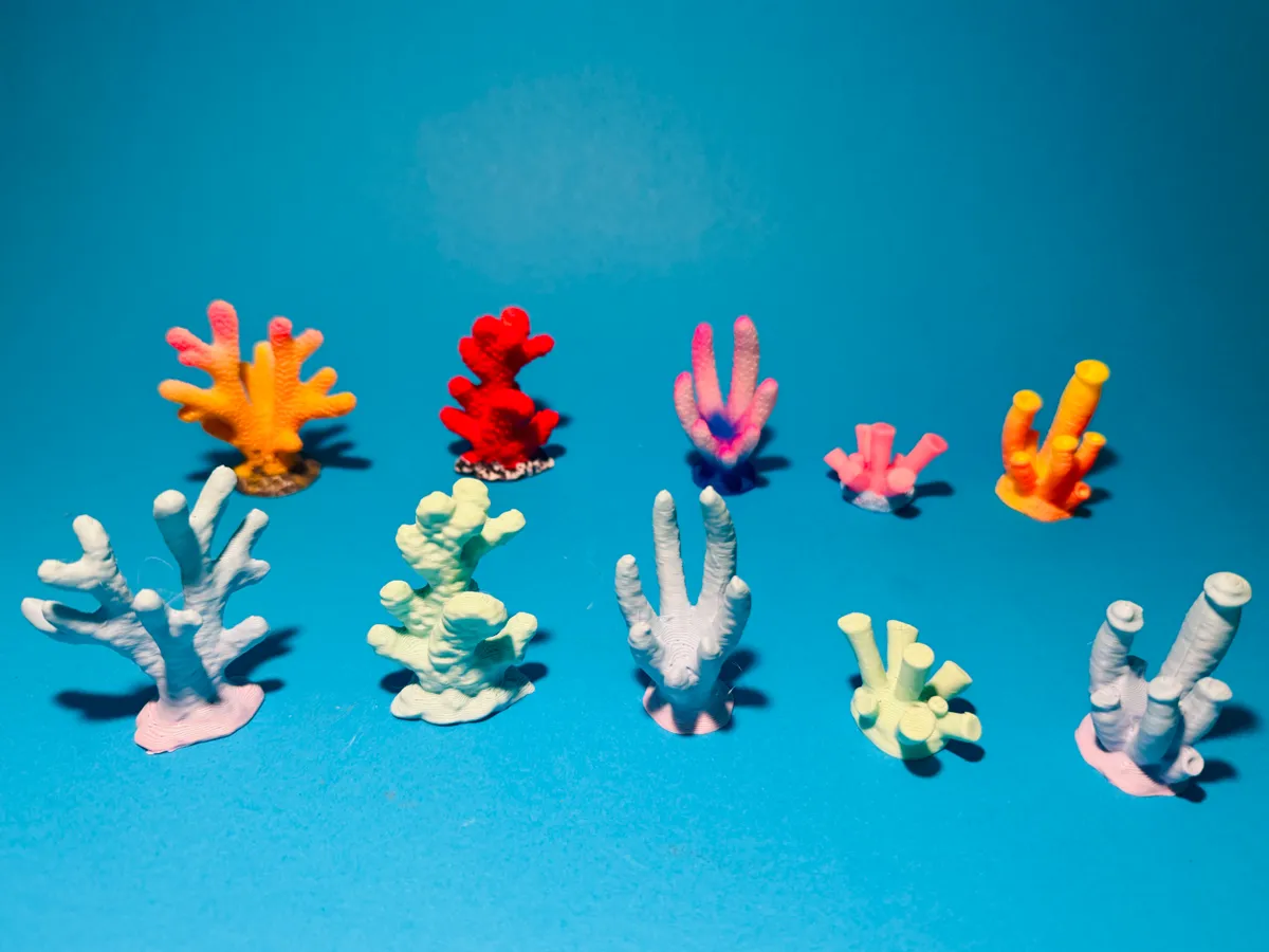 Aquarium Decor - scanned Corals Collection #02