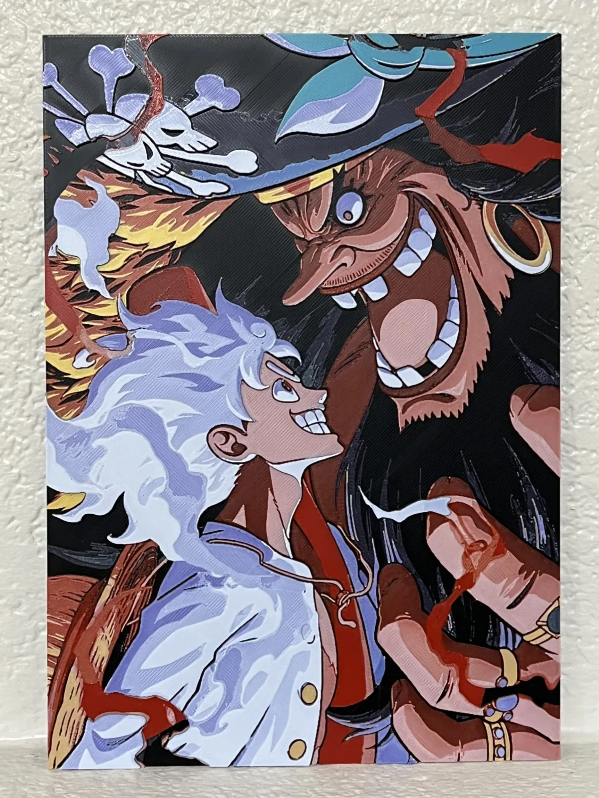 One Piece Final Fight Luffy vs Teach Hueforge, photo 3 of 4 - One Piece Final Fight Luffy vs Teach Hueforge Home Decor Items