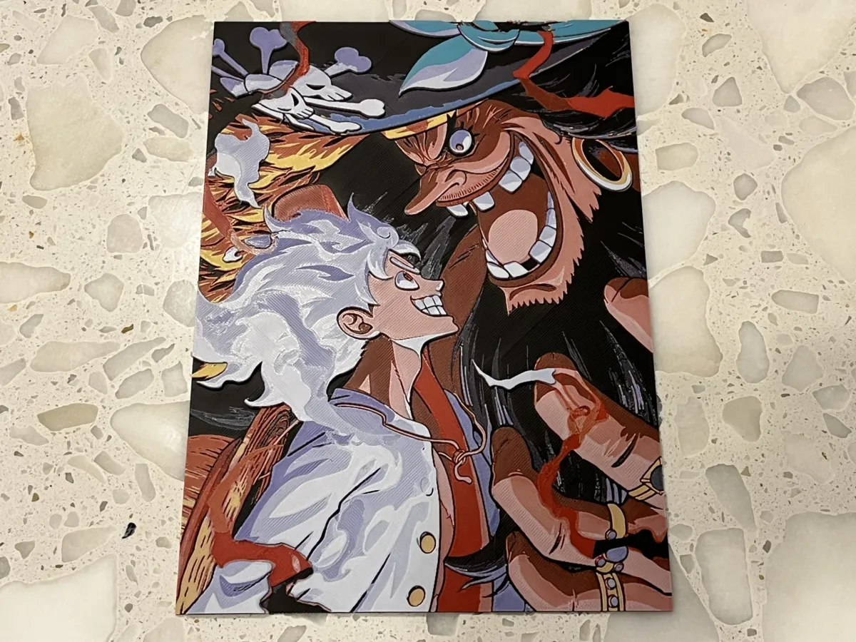 One Piece Final Fight Luffy vs Teach Hueforge, photo 4 of 4 - One Piece Final Fight Luffy vs Teach Hueforge Home Decor Items