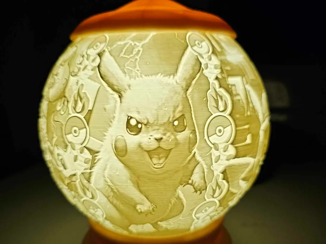 Pokemon & Pikachu - Lampe Sphère