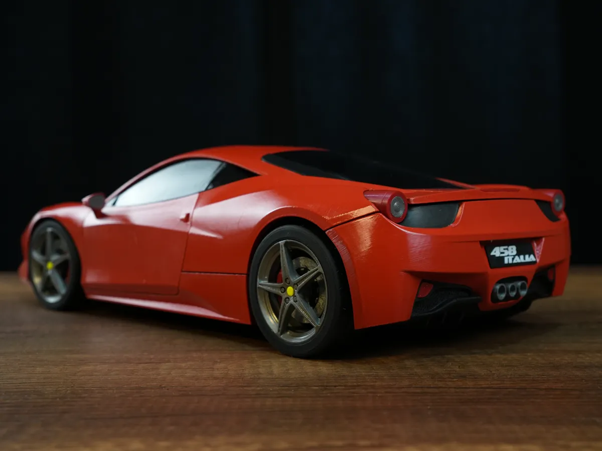458 Italia - 1/10 Scale Model, photo 3 of 4 - 458 Italia - 1/10 Scale Model Models, RC & Drones