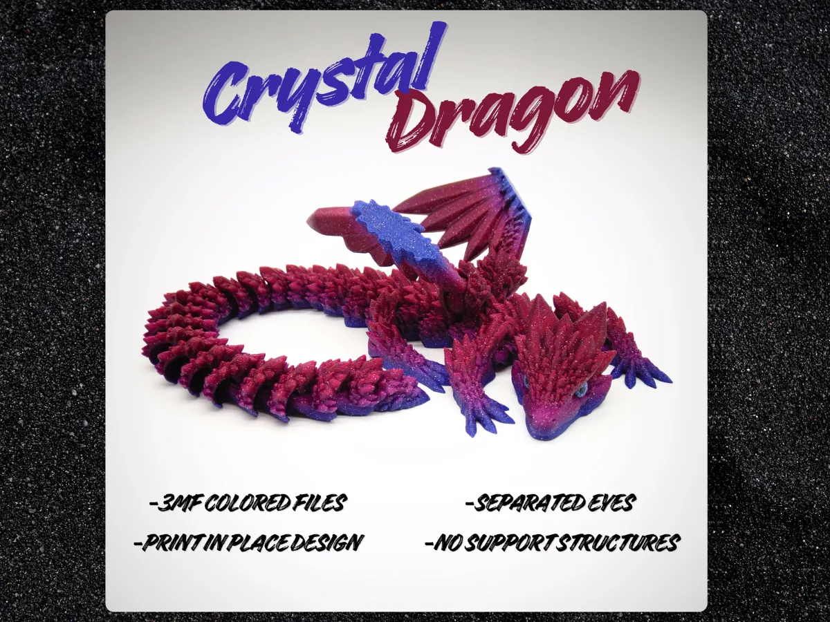 Crystal Dragon - Articulated
