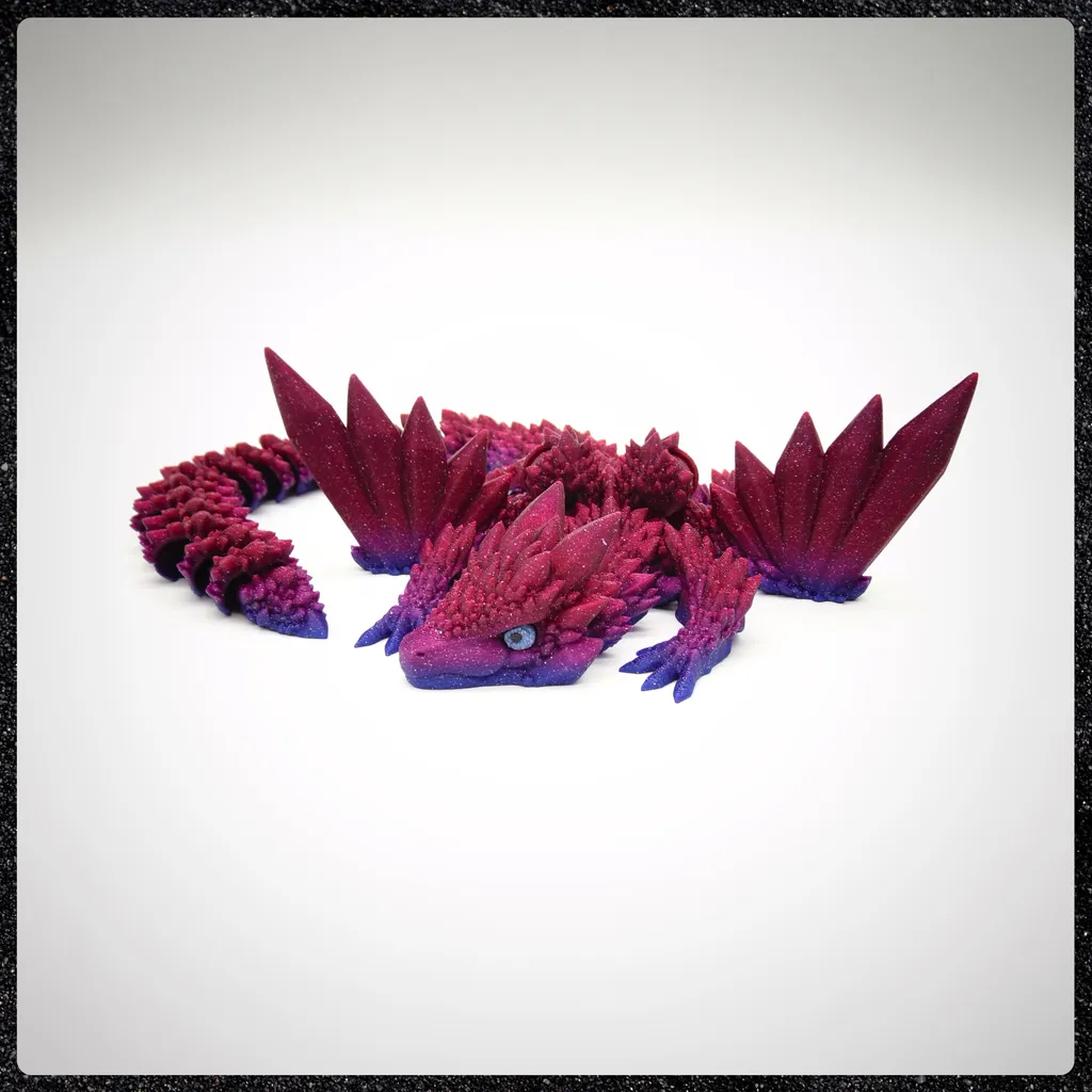 Crystal Dragon - Articulated, photo 3 of 4 - Crystal Dragon - Articulated Fidget & Sensory Toys