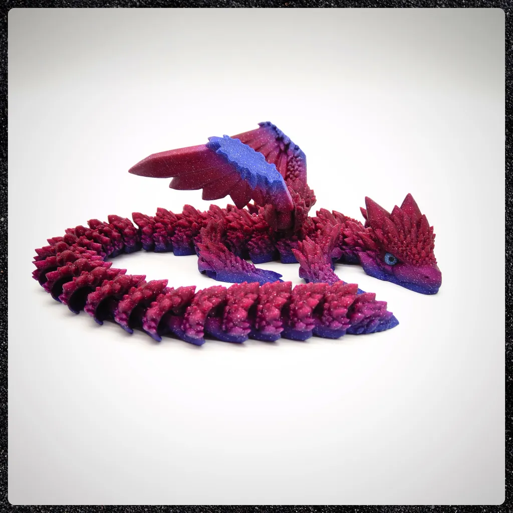 Crystal Dragon - Articulated, photo 4 of 4 - Crystal Dragon - Articulated Fidget & Sensory Toys