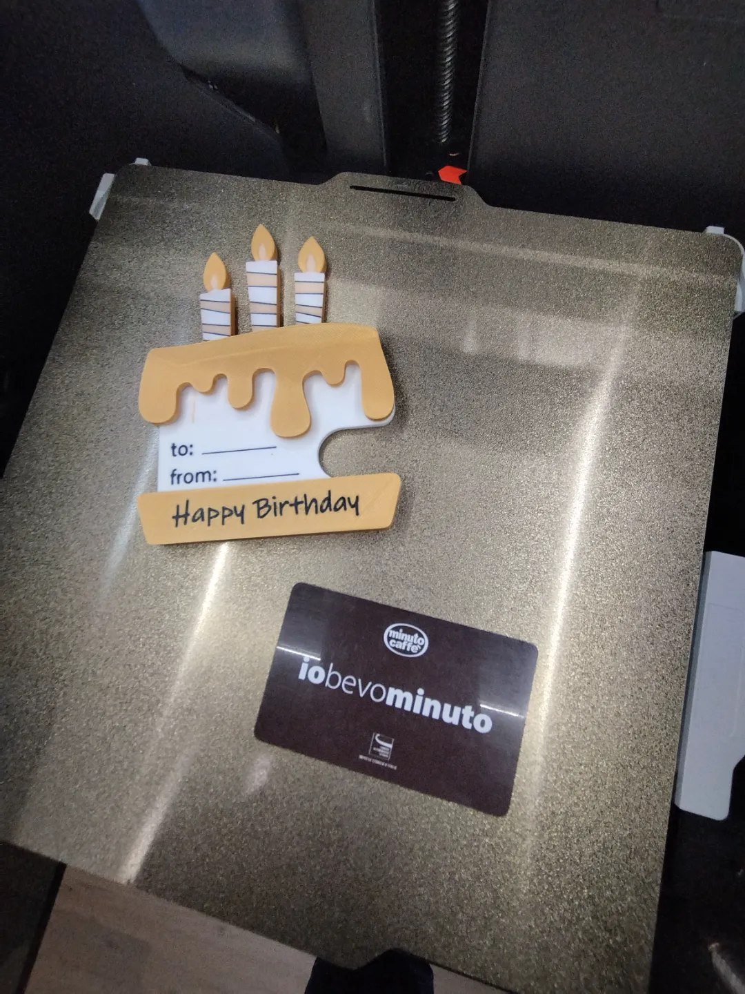 Happy Birthday gift card holder Kit