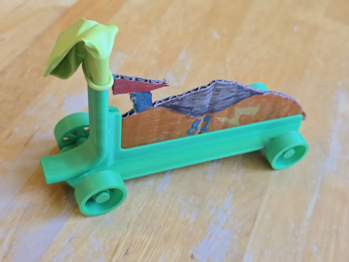 Make Your Own - Cardboard Box Balloon Powered Car, photo 4 of 4 - Make Your Own - Cardboard Box Balloon Powered Car Gifts & Occasions
