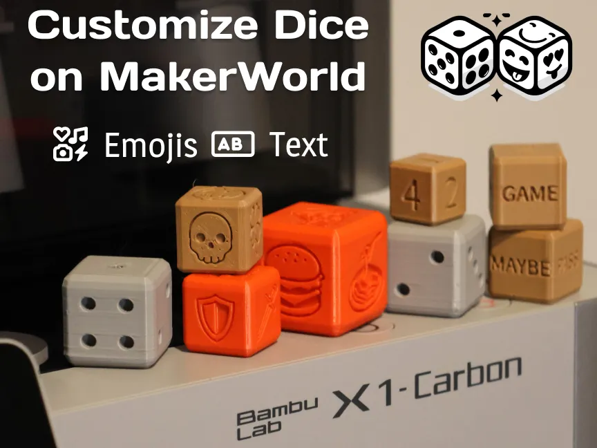 Custom Dice! Design Yours
