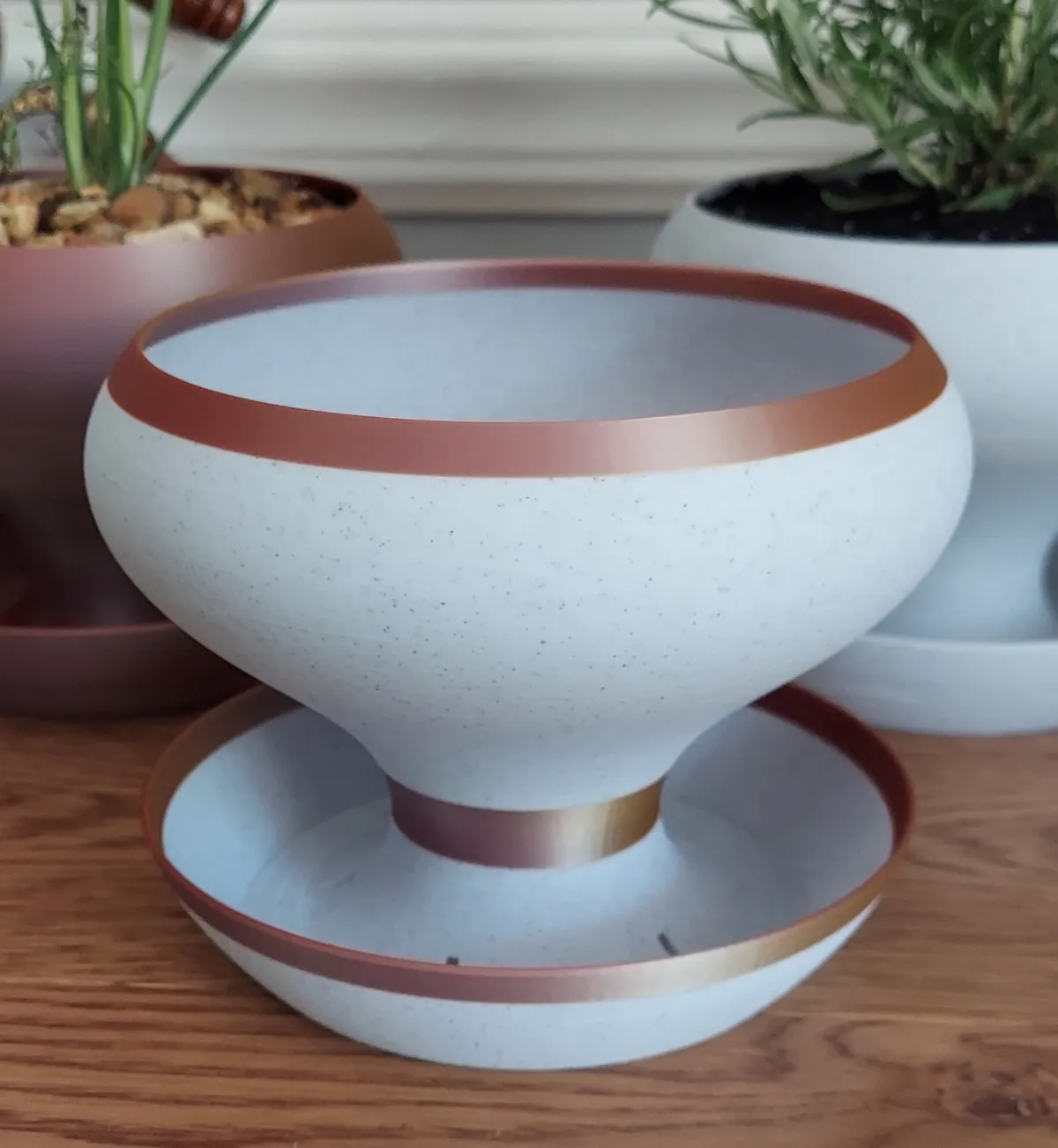 Self Watering Planter - 5 Inch Grail Style, photo 4 of 4 - Self-watering Planters, flower planter