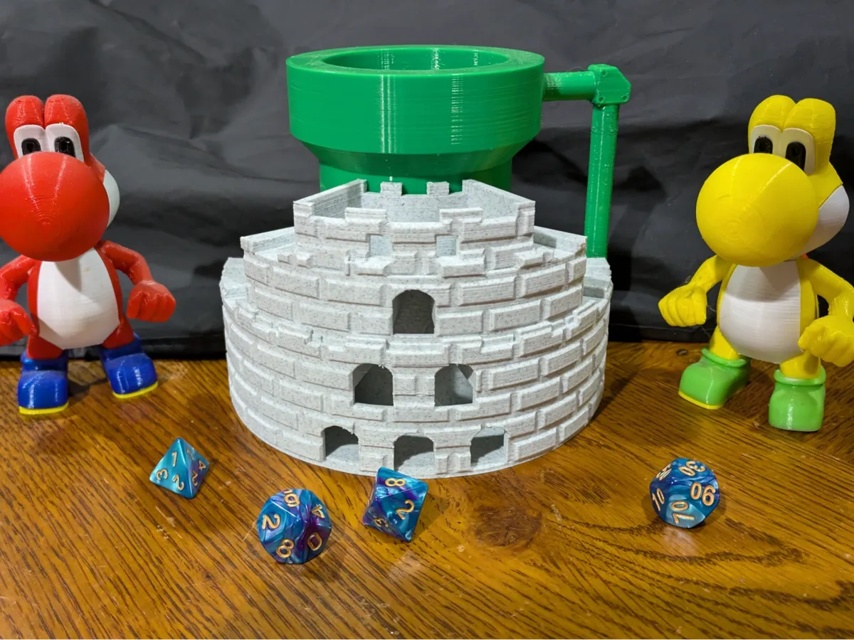 Bowser Castle Dice Tower | Mario Pipe - Castle & Tower Dice Towers, in stock