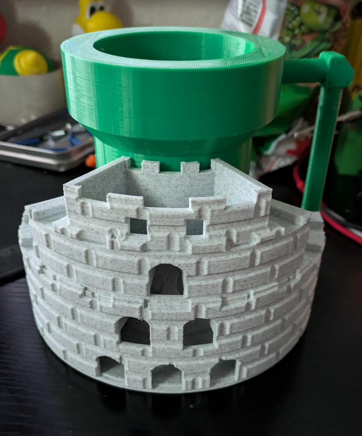 Bowser Castle Dice Tower | Mario Pipe, photo 3 of 4 - Bowser Castle Dice Tower | Mario Pipe Board Games & Tabletop