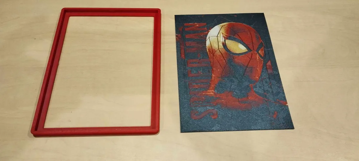 Frame - 4-color Hueforge Spider-man Poster, photo 2 of 2 - Frame - 4-color Hueforge Spider-man Poster Home Decor Items