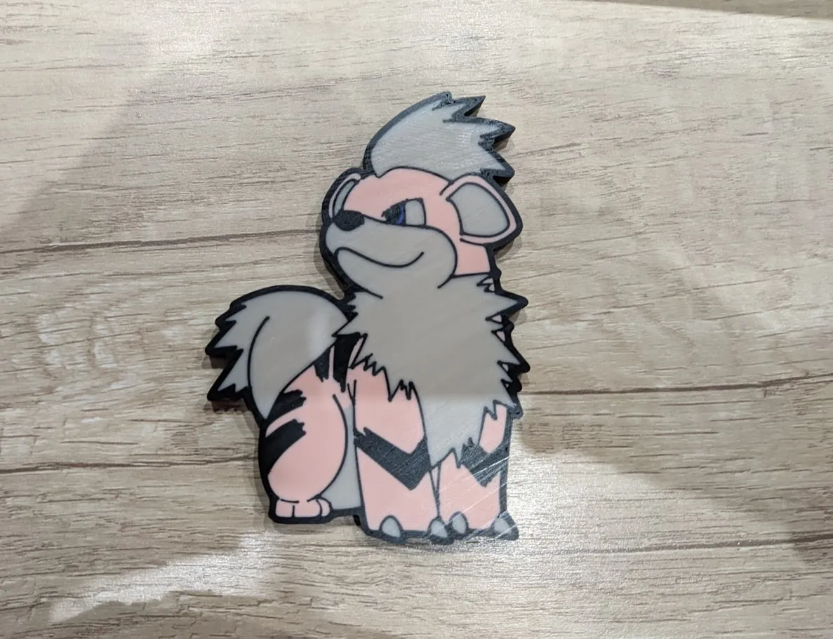 Growlithe Wall Art, photo 2 of 2 - Growlithe Wall Art Art