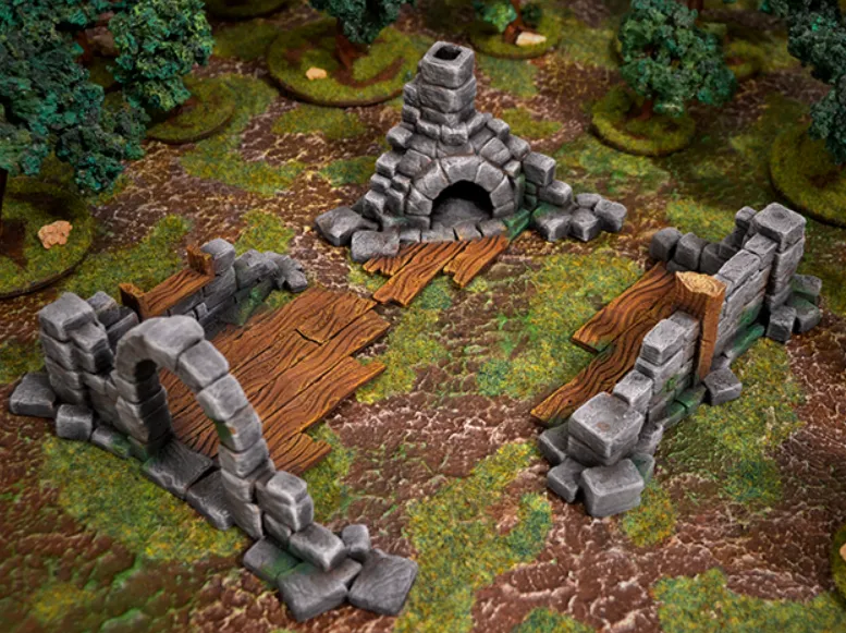 Ruined House, photo 3 of 4 - Ruined House Miniatures