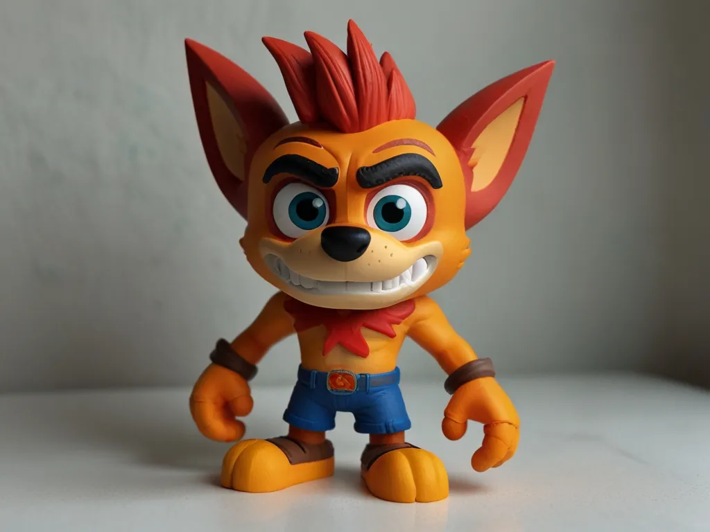 Crash Bandicoot - Funko Pop Style - Sonic & Retro Game Figures, in stock