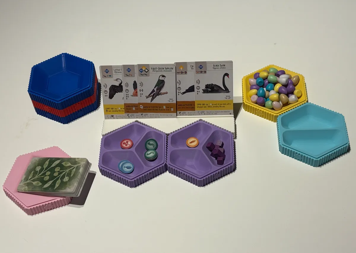 Hex Token Trays - (optionally) magnetic, photo 2 of 4 - Hex Token Trays - (optionally) magnetic Hobby & DIY