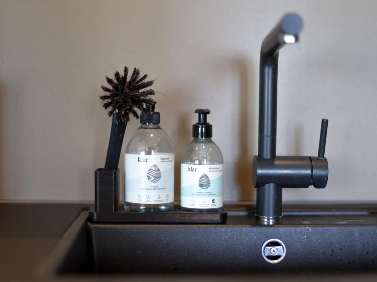 Kitchen Sink Organizer, Dish Soap & Brush Holder