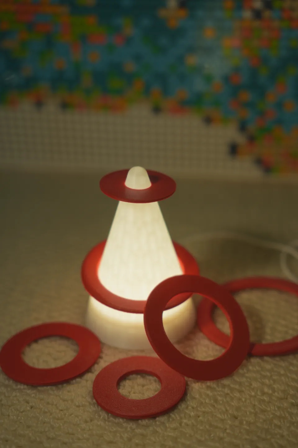 Christmas tree lamp 聖誕樹小夜燈, photo 2 of 4 - Christmas tree lamp 聖誕樹小夜燈 Lamps & Lighting