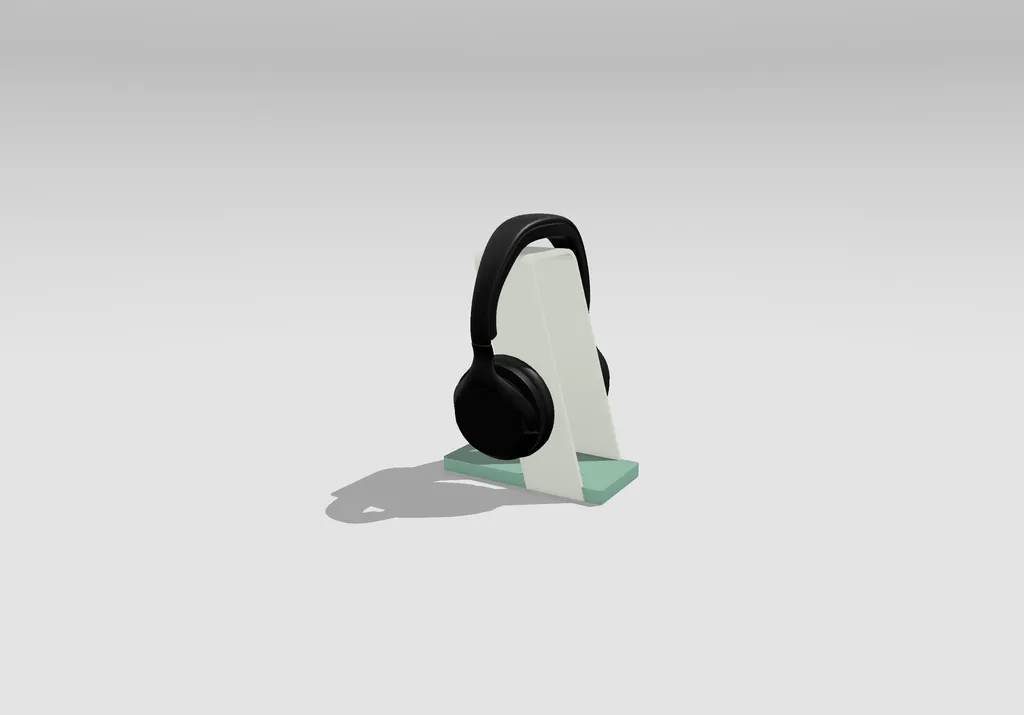 Asymmetric Headphone Stand, photo 3 of 4 - Asymmetric Headphone Stand Mobile & Device Accessories
